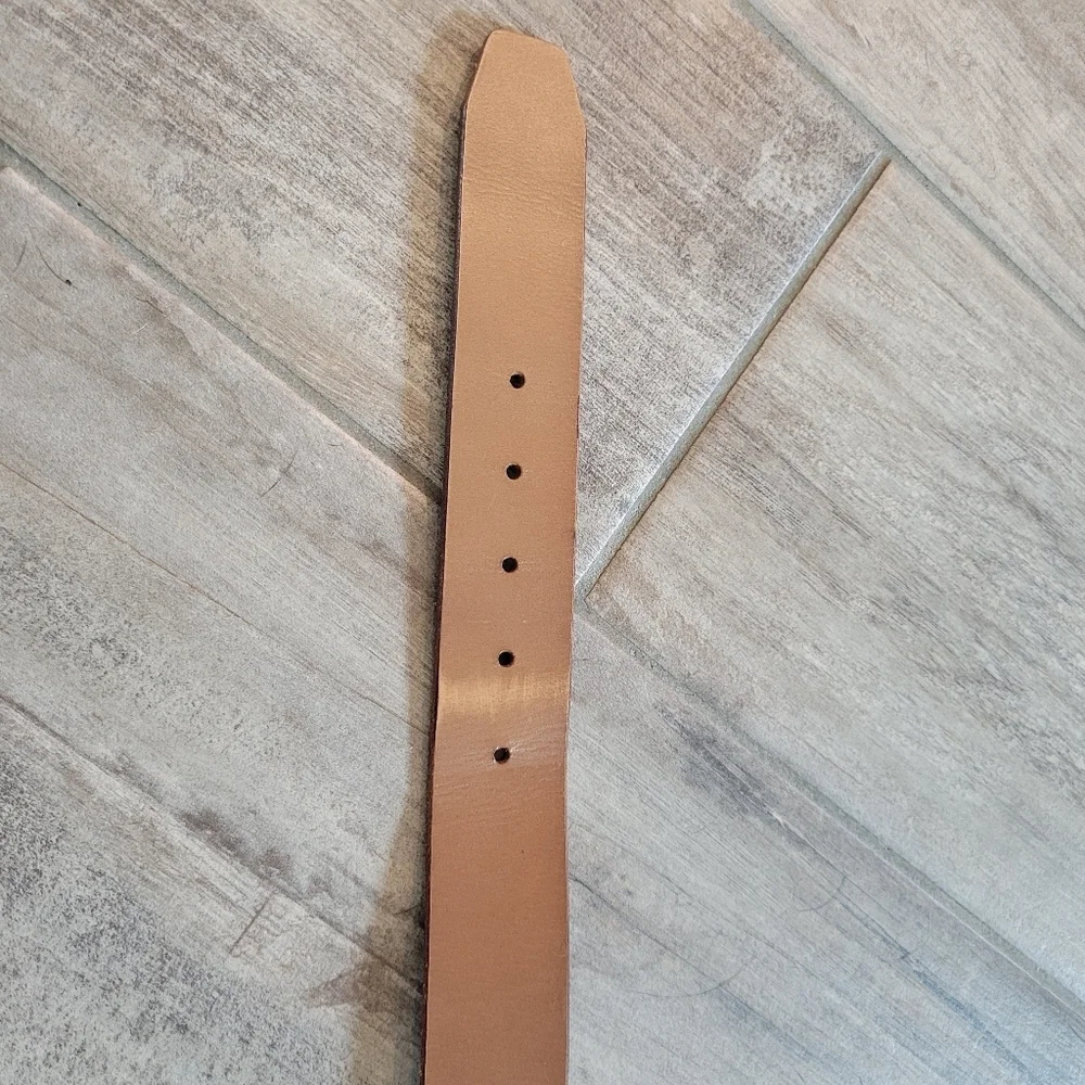 J. Crew Men's Brown Leather Belt Size 30